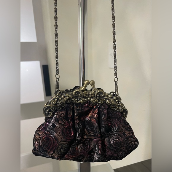 ❤️ Vintage Floral Crossbody / Clutch Bag - Picture 2 of 8
